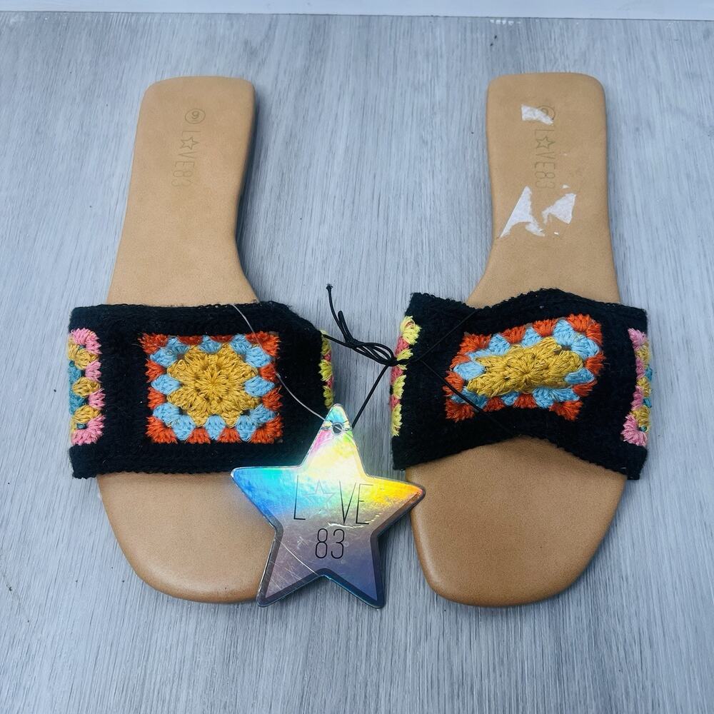 Love 83 Size 9 Slip On Sandals For Women